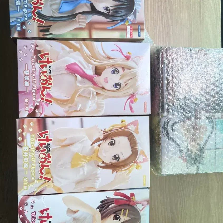 [BUNJANG] K-On! Nyan-Cafe Figure Bundle Set (5 Types) / 케이온 냥카페 피규어 5종 일괄 판매
