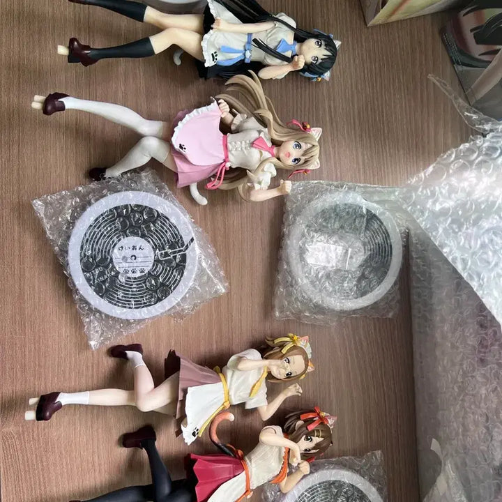 [BUNJANG] K-On! Nyan-Cafe Figure Bundle Set (5 Types) / 케이온 냥카페 피규어 5종 일괄 판매