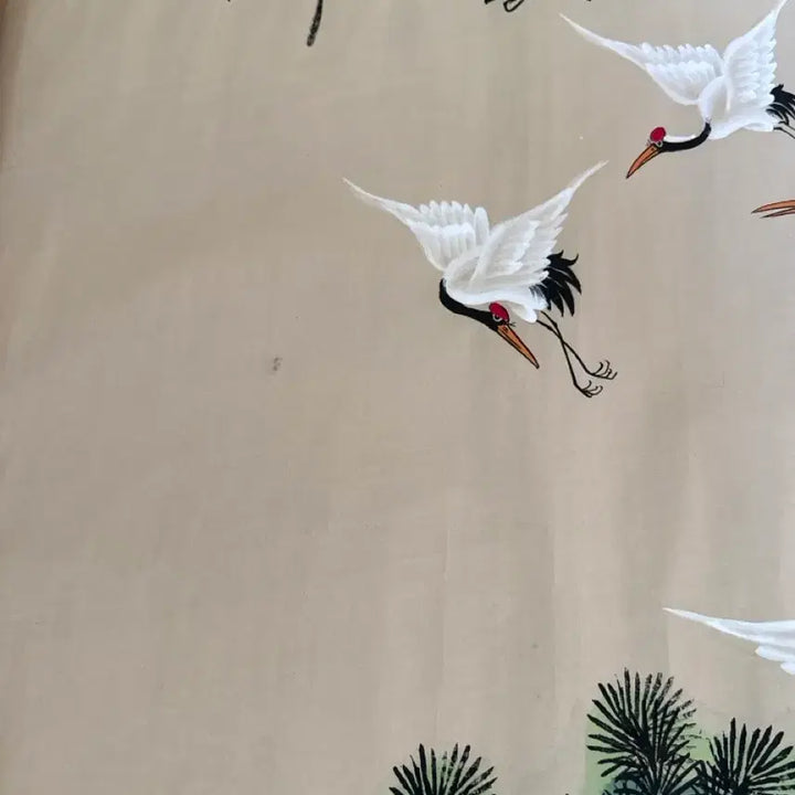 [BUNJANG] Korean Traditional Painting of Cranes and Pine Tree / 동양화 학 그림