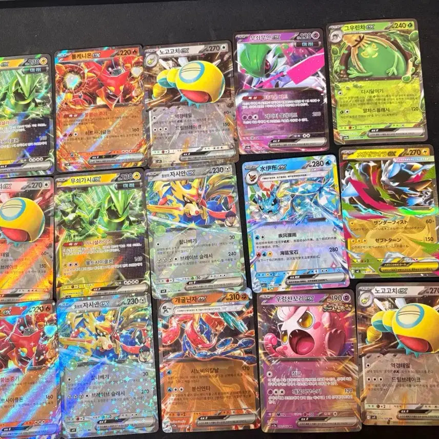 [BUNJANG] Pokemon Card Rare-Rare Set (15 Cards) / 포켓몬카드 RR모음집(15장)
