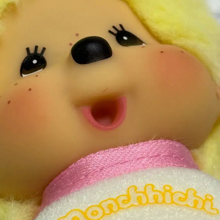 [BUNJANG] Monchhichi Colors Yellow Keyring / 몬치치 컬러즈 옐로우 노랑 키링