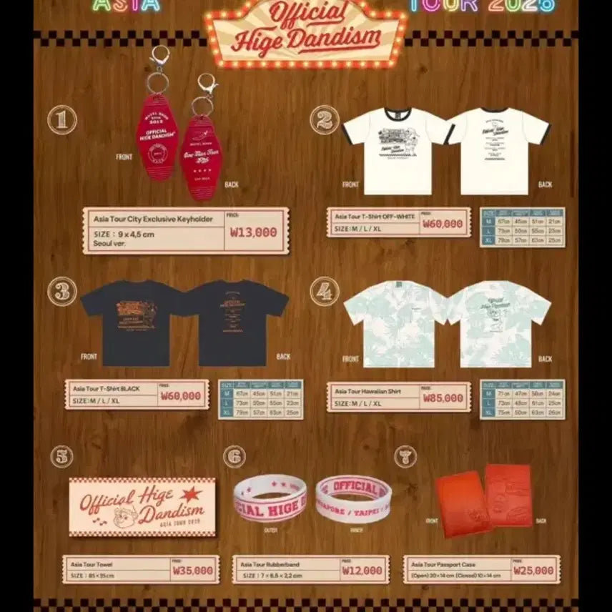 [BUNJANG] HIGHDNDISM Asia Tour Official Goods Keyring Seoul Version / 오피셜 하이그 댄디즘 아시아 투어 굿즈 키링