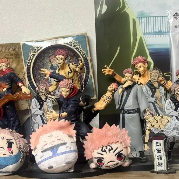 [BUNJANG] Jujutsu Kaisen Sukuna Acrylic Standee Bundle / 주술회전 스쿠나 피규어 아크릴 일괄