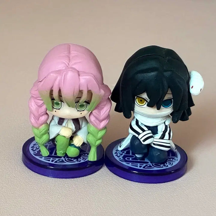 [BUNJANG] Demon Slayer (Kimetsu no Yaiba) Chuhokai Swarasetai Gacha Figures Mitsuri Kanroji &amp; Obanai Iguro Bundle Set / 귀멸의 칼날 주합회의 스와라세타이 가챠 피규어 칸로지 미츠리 이구로 오바나이 일괄