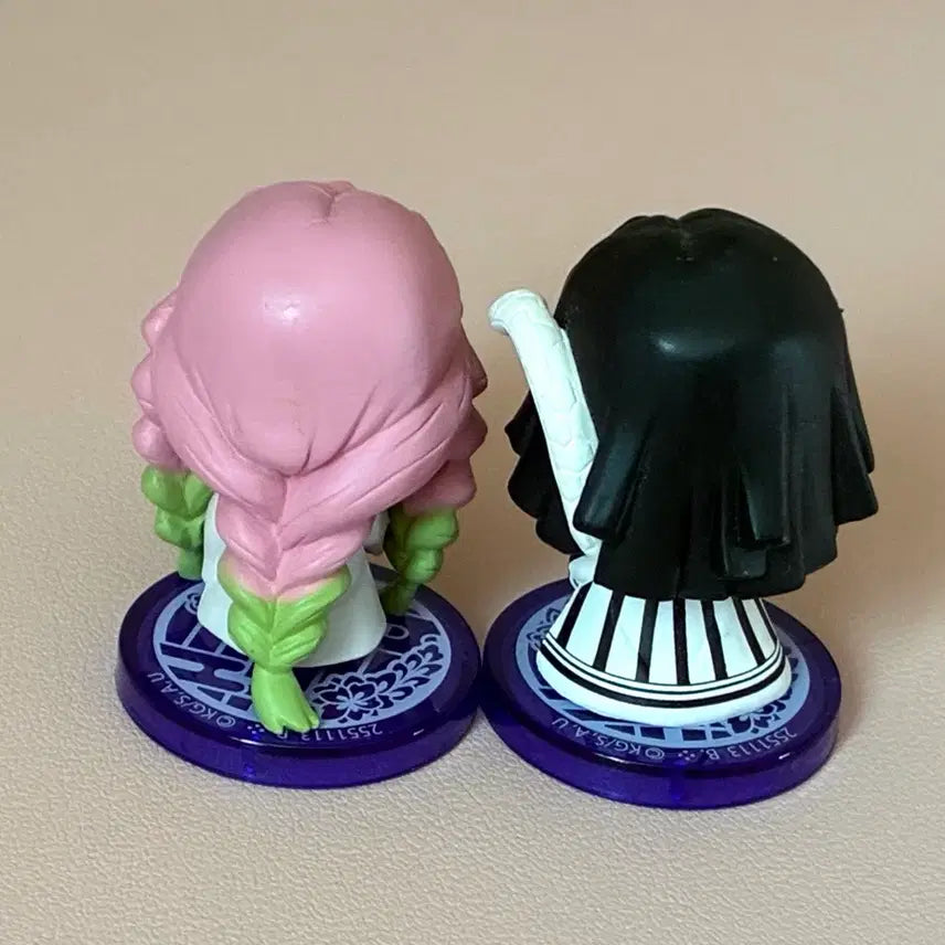 [BUNJANG] Demon Slayer (Kimetsu no Yaiba) Chuhokai Swarasetai Gacha Figures Mitsuri Kanroji &amp; Obanai Iguro Bundle Set / 귀멸의 칼날 주합회의 스와라세타이 가챠 피규어 칸로지 미츠리 이구로 오바나이 일괄