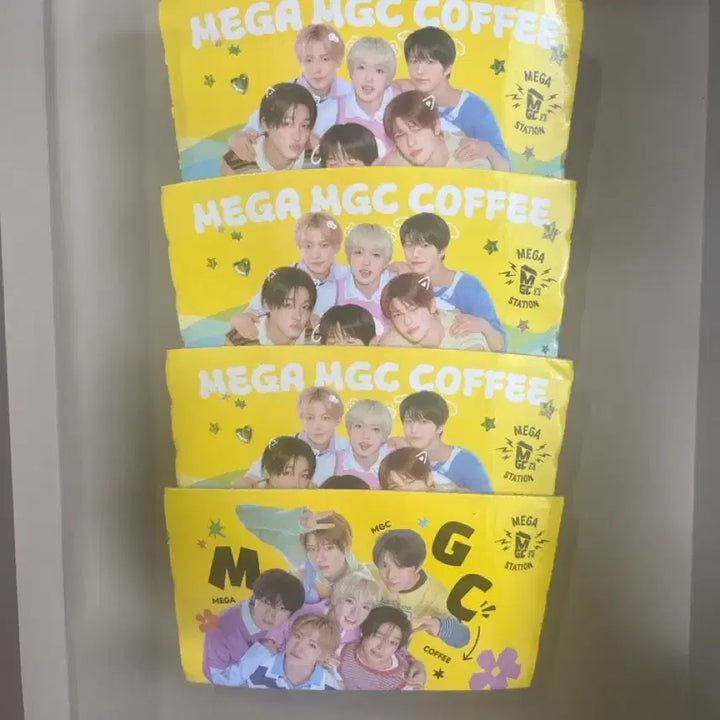 [BUNJANG] NCT WISH MGC Cup Holder Bundle Set / MGC메가커피 엔시티 위시 컵홀더 4개 일괄