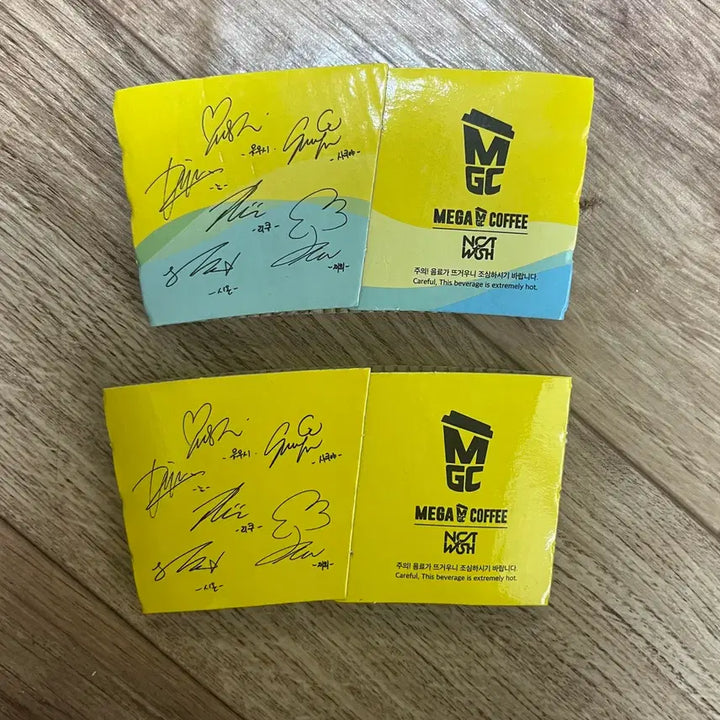 [BUNJANG] NCT WISH MGC Cup Holder Bundle Set / MGC메가커피 엔시티 위시 컵홀더 4개 일괄