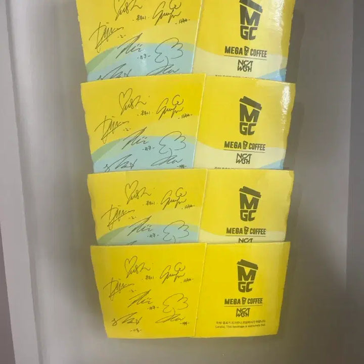 [BUNJANG] NCT WISH MGC Cup Holder Bundle Set / MGC메가커피 엔시티 위시 컵홀더 4개 일괄