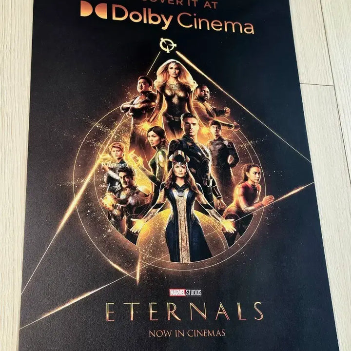 [BUNJANG] Marvel Eternals Dolby Cinema A3 Poster / [전용박스포장]영화 마블 이터널스 돌비시네마 DOLBY 포스터(A3)