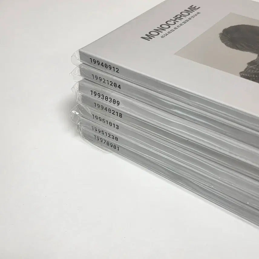 [BUNJANG] BTS Monochrome Postcard Book Photobook Bundle Set (Sealed) / 미개봉 일괄) 모노크롬 엽서북 포토북 방탄 monochrome