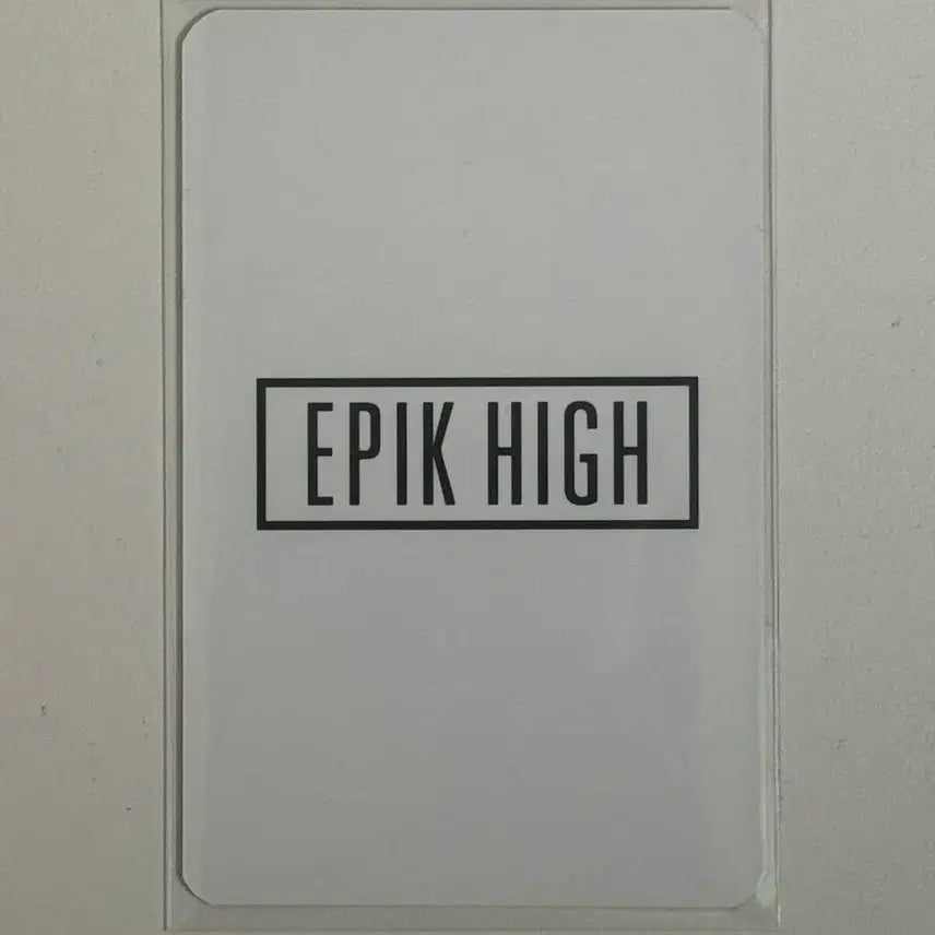 [BUNJANG] Epik High Tukutz Photocard / 에픽하이 투컷 포카 양도