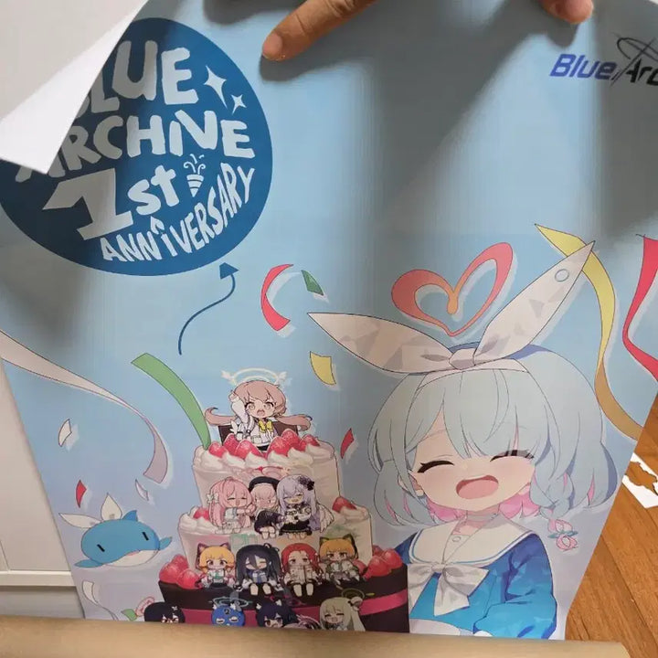 [BUNJANG] Blue Archive 1st Anniversary OST (Includes Bonus Poster) / 블루아카이브  1주년 기념 ost 팝니다(특전 포함)