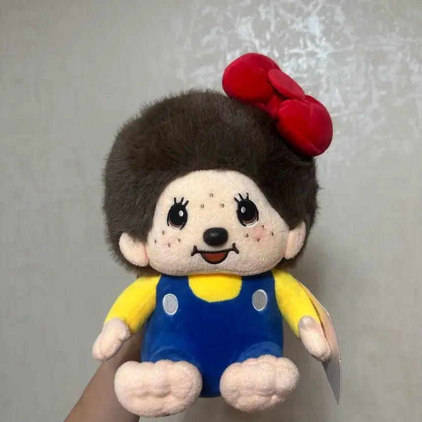[BUNJANG] Monchhichi x Hello Kitty Collaboration Plush Doll / 몬치치&amp;헬로키티 인형