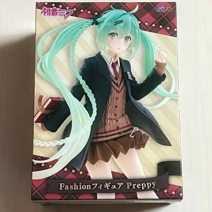 [BUNJANG] Taito Hatsune Miku Fashion Preppy Figure (Sealed) / [미개봉] 타이토 하츠네 미쿠 패션 프레피 피규어