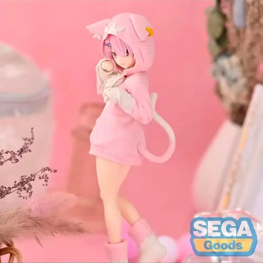 [BUNJANG] Sega Re:Zero Ram Figure (Pink) / [미개봉] 세가 Re: 제로 렘 피규어