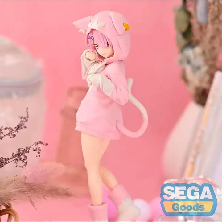 [BUNJANG] Sega Re:Zero Ram Figure (Pink) / [미개봉] 세가 Re: 제로 렘 피규어