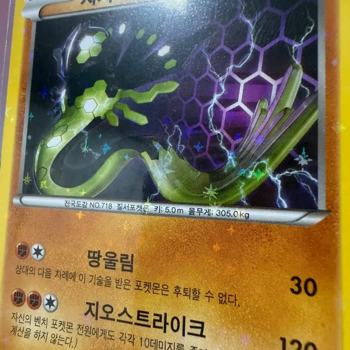 [BUNJANG] Pokemon Card 2016 Zygarde Holo / 포켓몬카드 2016 지가르데 홀로