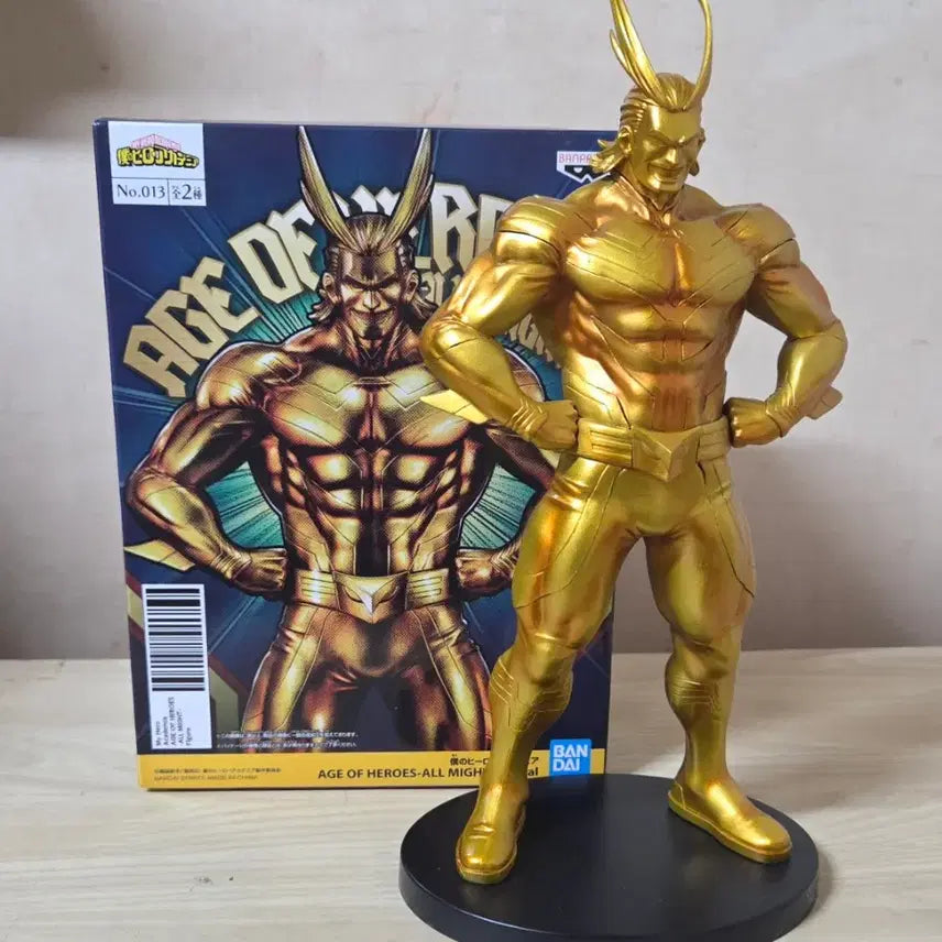[BUNJANG] Banpresto Age of Heroes All Might Gold Version Figure / 반프레스토 나히아 에이지 오브 히어로즈 올마이트 피규어