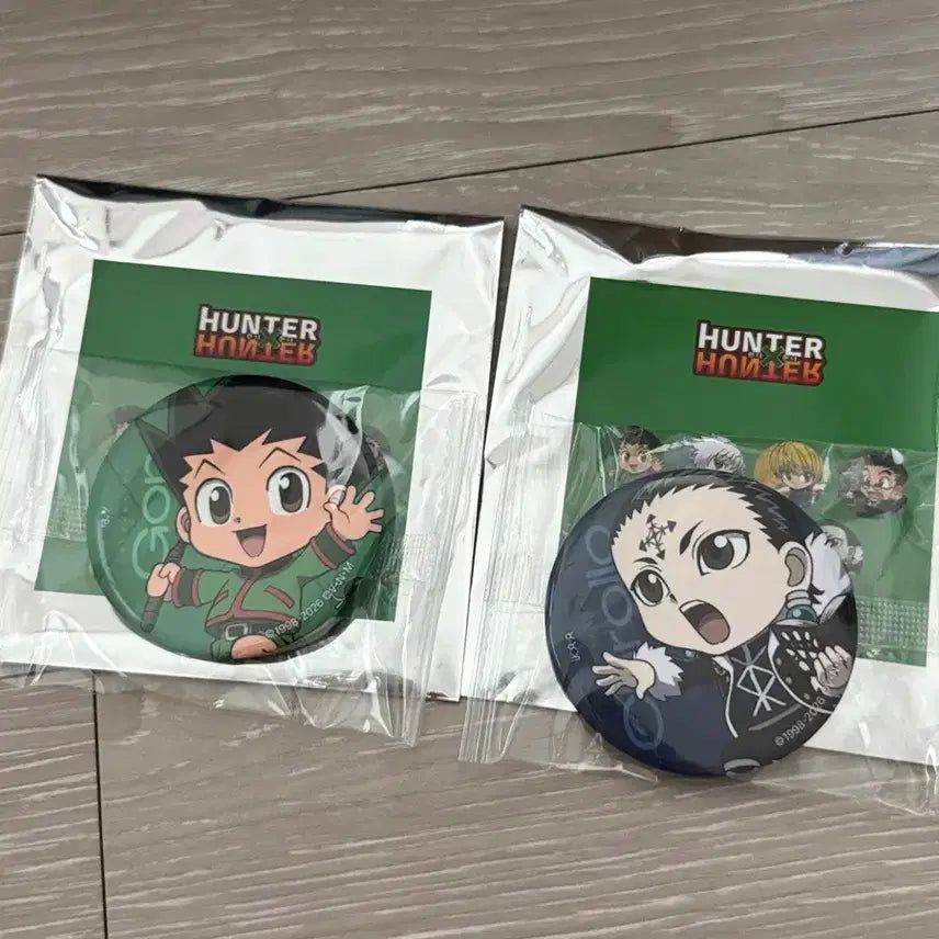 [BUNJANG] Hunter x Hunter Collaboration Cafe Can Badge Bundle (Gon, Chrollo) / 일괄) 헌터x헌터 콜라보카페 캔뱃지  곤 클로로