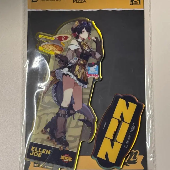 [BUNJANG] Zenless Zone Zero "Pizza Highness" Ellen Joe Art Print Standee / 젠레스 존 제로 반올림피자 콜라보 엘렌 조 아트릴 스탠드