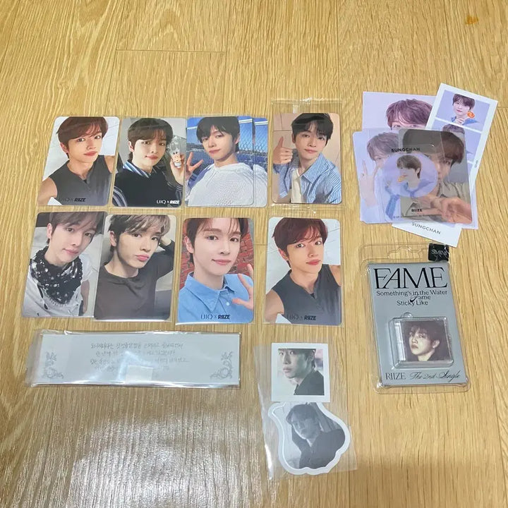 [BUNJANG] RIIZE Sungchan YUKE FAME Photocard Set / 라이즈 성찬 유이크 페임 dyd 포카 세트 양도
