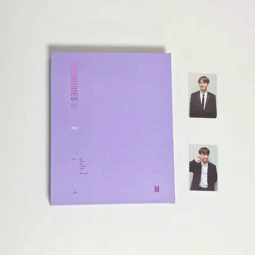 [BUNJANG] BTS Memories 2018 DVD V &amp; Jungkook Photocard Set / 포카 2장) 메모리즈 2018 방탄 momories bts 뷔 정국 v jungkook dvd 디비디