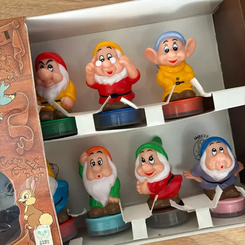 [BUNJANG] Vintage Seven Dwarfs Stamp Set / 빈티지 일곱 난쟁이 도장