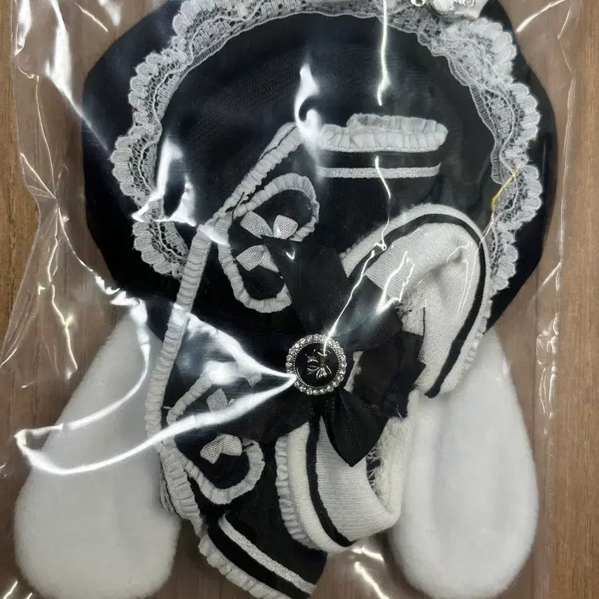 [BUNJANG] Blanc Bunny 10cm Doll Clothes Black / 10cm 인형옷 블랑버니 블랙 양도