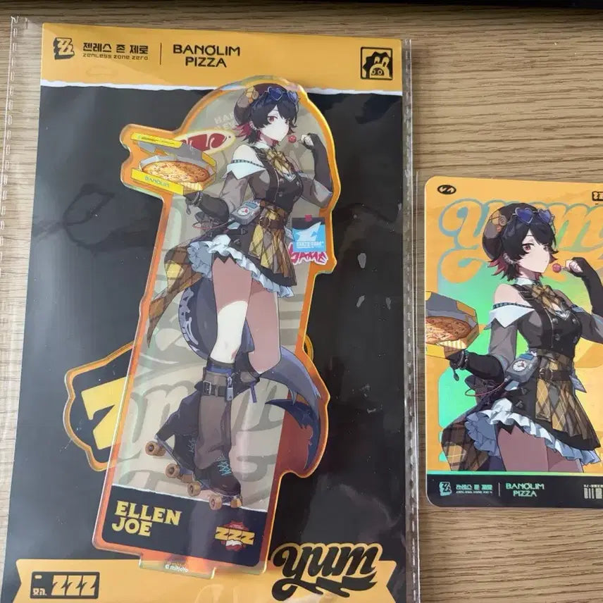 [BUNJANG] Banolim Pizza Zen Zone Acrylic Stand Unused Code / 반올림피자 젠존제 아크릴  팝니다 코드 미사용