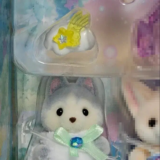 [BUNJANG] Sylvanian Families Shooting Star Husky Baby Fairy Forest Split Set / 실바니안 별똥별 허스키 직립 아기 요정 페어리 포레스트 분철 판매