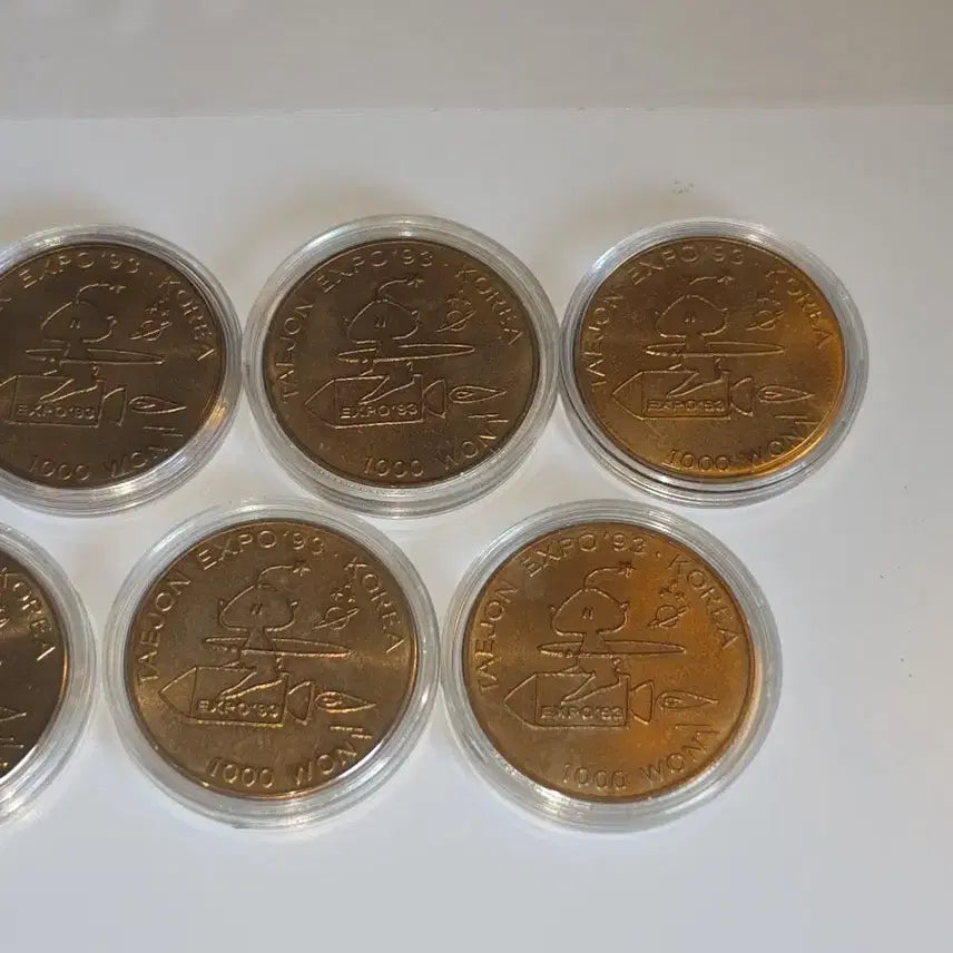 [BUNJANG] 1993 Daejeon Expo Commemorative Coin - 1000 Won (9 Coins) / 대전 엑스포 기념 주화 1000원 9장
