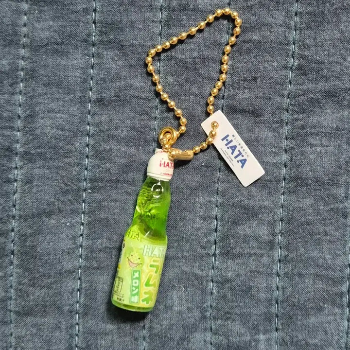 [BUNJANG] Hata Ramune Soda Miniature Mascot Gacha Keyring / 하타 라무네 소다 미니어처 마스코트 가챠 키링