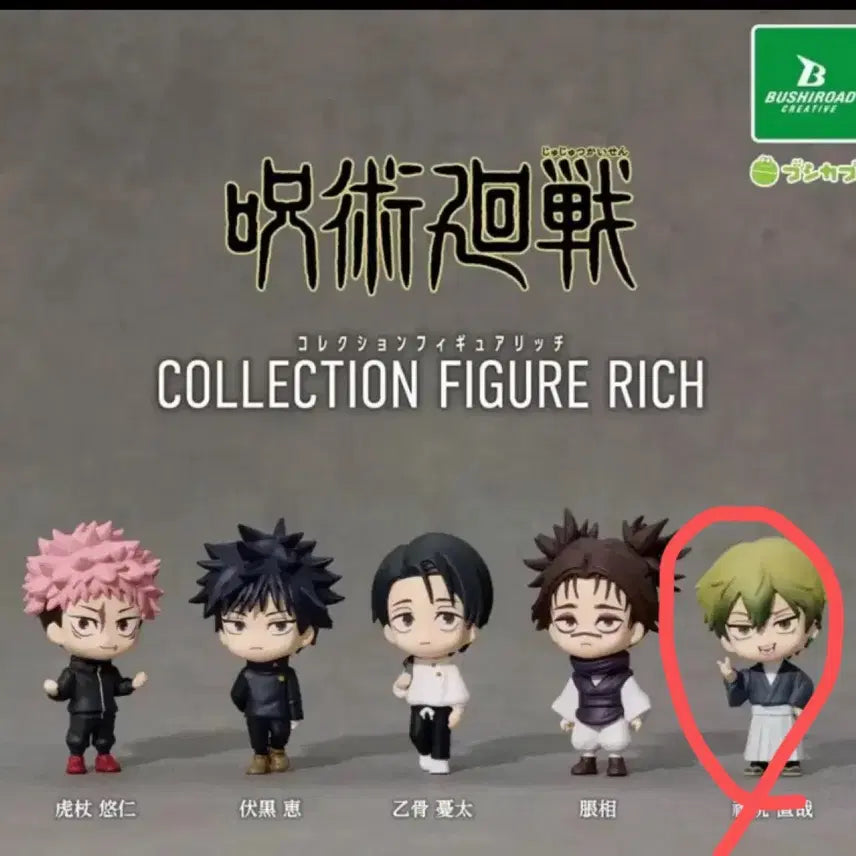 [BUNJANG] Jujutsu Kaisen Ryomen Sukuna Ryota Nakazawa Naoya Sealed Gacha Figure / 주술회전 리치 피규어 미개봉 가챠 나오야