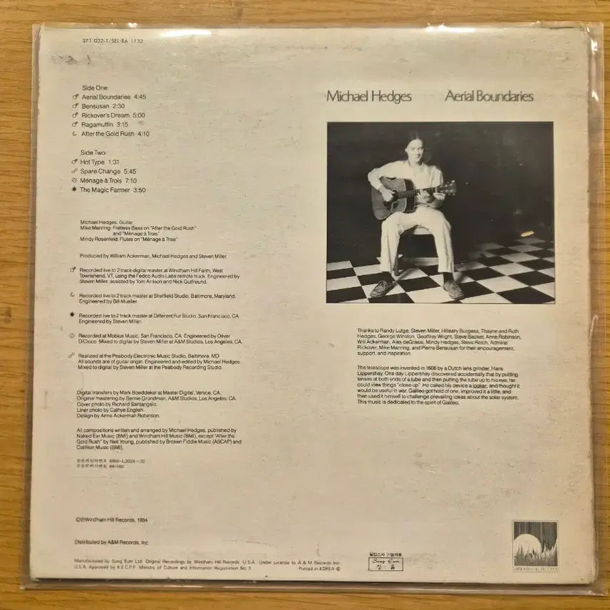 [BUNJANG] Michael Hedges LP Record / Michael hedges lp