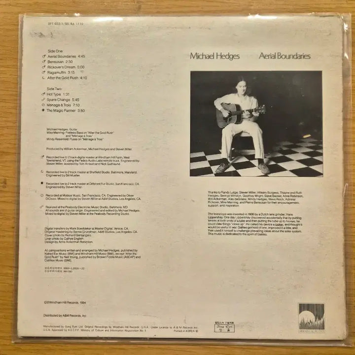 [BUNJANG] Michael Hedges LP Record / Michael hedges lp