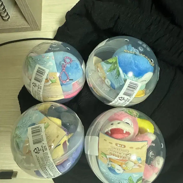 [BUNJANG] Pokemon Tube Mascot Collection Set (4 types) / 포켓몬 튜브 마스코트 컬렉션 4종