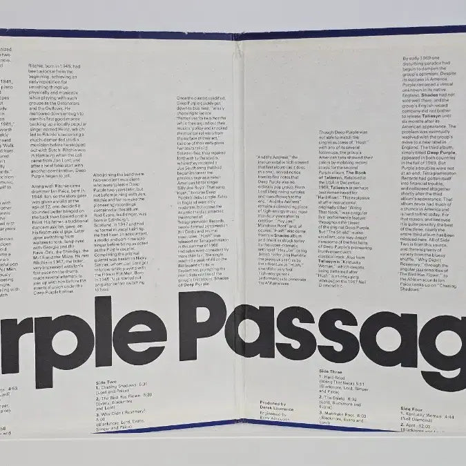 [BUNJANG] Deep Purple Purple Passages LP (1972 US Press) / Deep Purple - Purple Passages LP