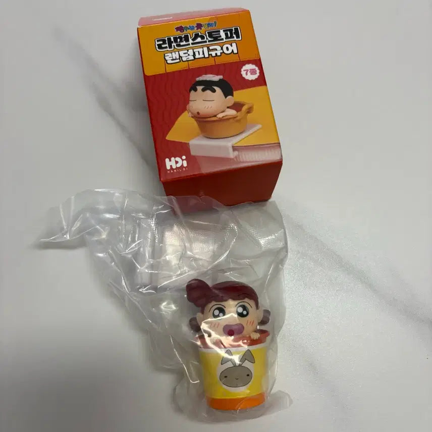 [BUNJANG] Shinbi Apartment Ramen Stopper Glass Figure / 짱구 라면스토퍼 피규어 유리