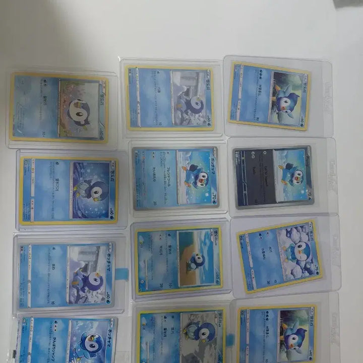 [BUNJANG] Pokemon Piplup Card Bundle (12 Cards) / 포켓몬 카드 팽도리 12장