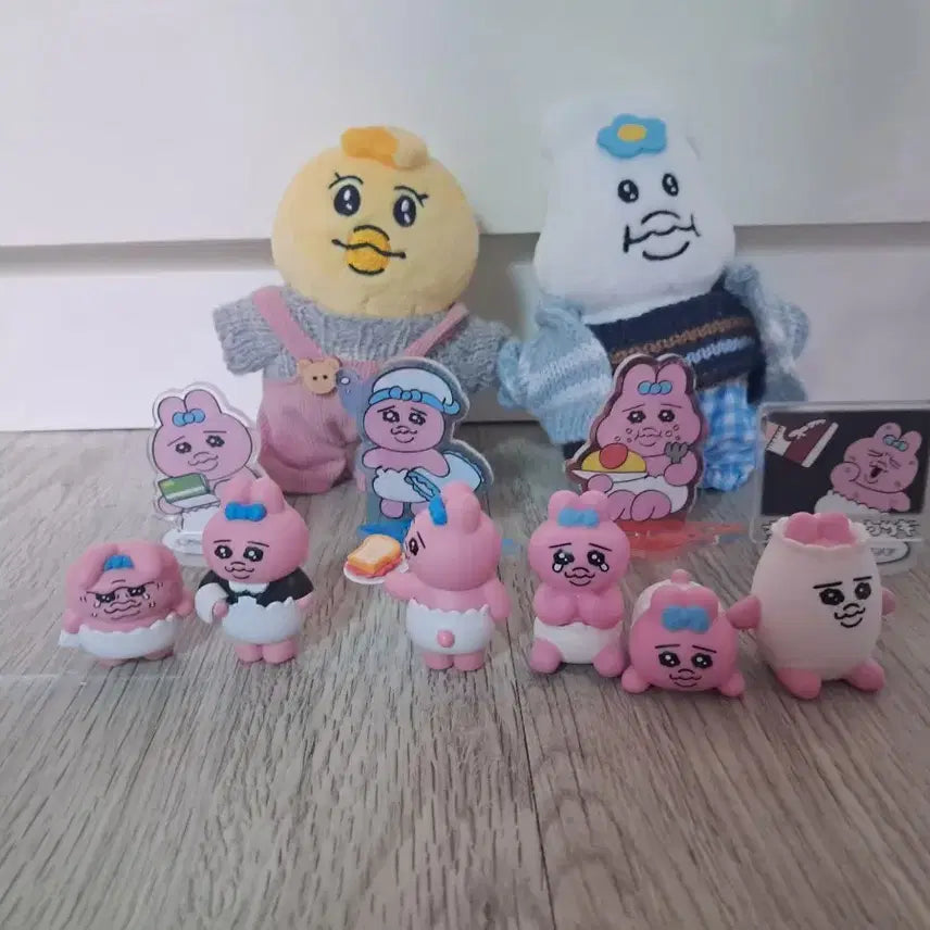 [BUNJANG] Bundle Set Oppotamashi &amp; Panty Rabbit Plush / 일괄 음뽀챠무,빤쮸토끼