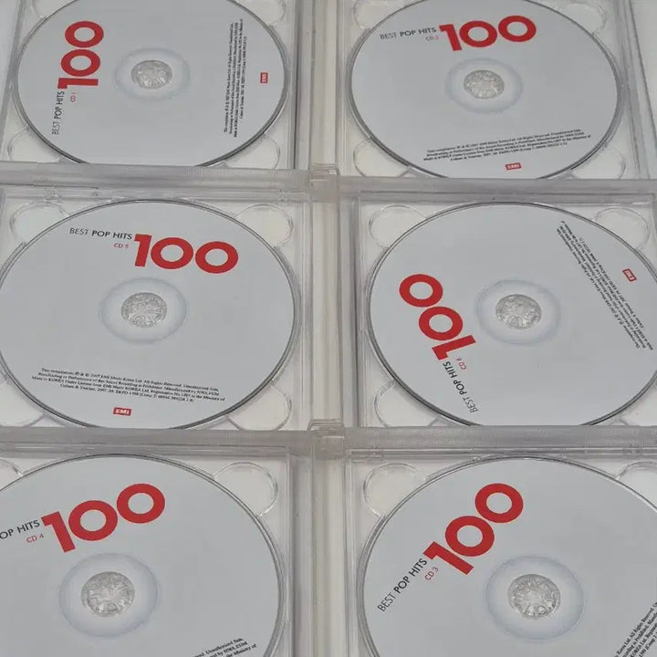 [BUNJANG] EMI Best Pop Hits 100 6CD Set Old Pop Classics Collection / EMI BEST POP HITS 100 베스트 팝 히트 100 6CD 올드팝 명곡