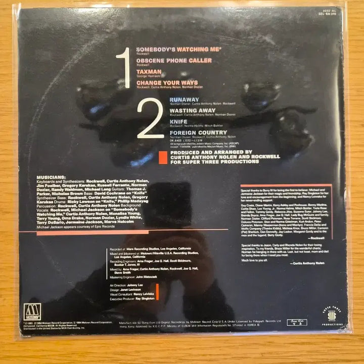 [BUNJANG] Rockwell LP Record / Rock well lp