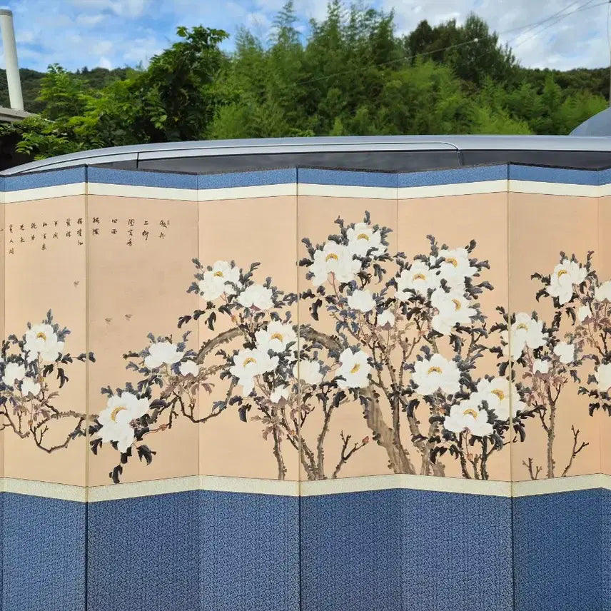[BUNJANG] Mokdan Connected Width Artwork / 목단 연결폭