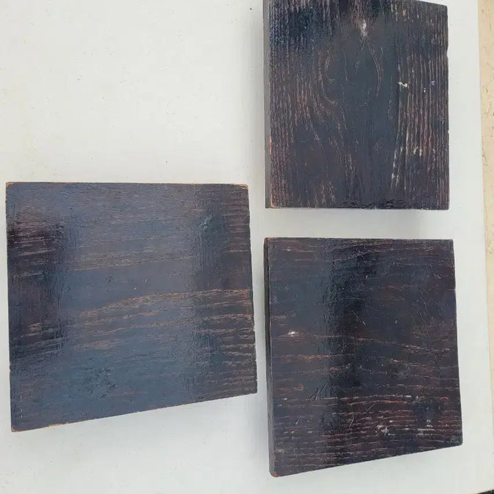 [BUNJANG] Vintage Wooden Clothes Hanger Set of 3 / 빈티지 원목 편대 3개