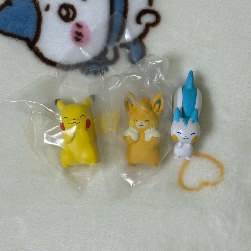 [BUNJANG] Pokemon Torchic, Pachirisu, Pikachu, Bamot Gacha Bundle Set / 포켓몬 부비부비 파치리스 피카츄 빠모트 가챠 일괄