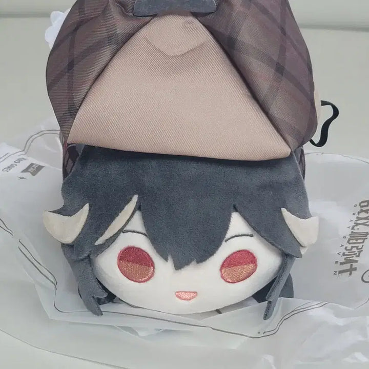 [BUNJANG] Furnishing Gray Raven Lucia Mochi Plush / 퍼니싱 그레이 레이븐 루시아 모찌 인형