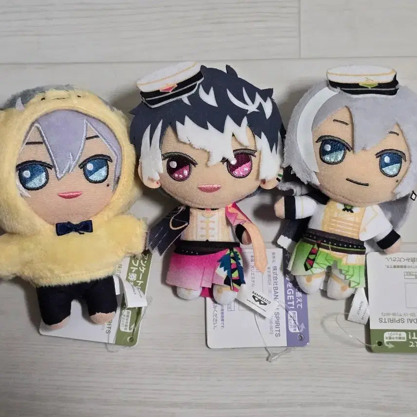 [BUNJANG] IDOLiSH7 Re:vale 8th Anniversary Kiradooru Plush &amp; Yuki Pudding Plush Set / 아이나나 리바레 키라도루 8주년 누이 &amp; 유키 푸딩누이