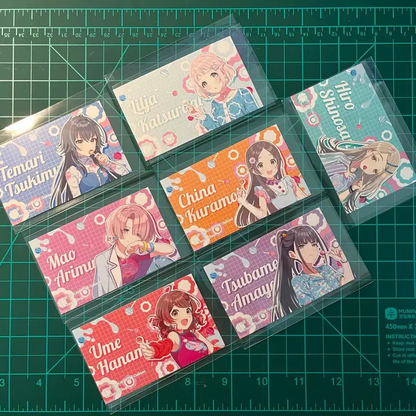 [BUNJANG] THE IDOLM@STER Shiny Colors Amaya Tsubame Chupa Chups Collaboration Can Badge Set / 학원 아이돌마스터 학마스 가쿠마스 츄파츕스 츄파춥스 콜라보 아마야 츠바메 캔뱃지 세트 새상품