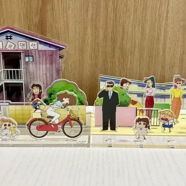[BUNJANG] Crayon Shin-chan Official Acrylic Diorama / 와디즈 짱구는 못말려 디오라마