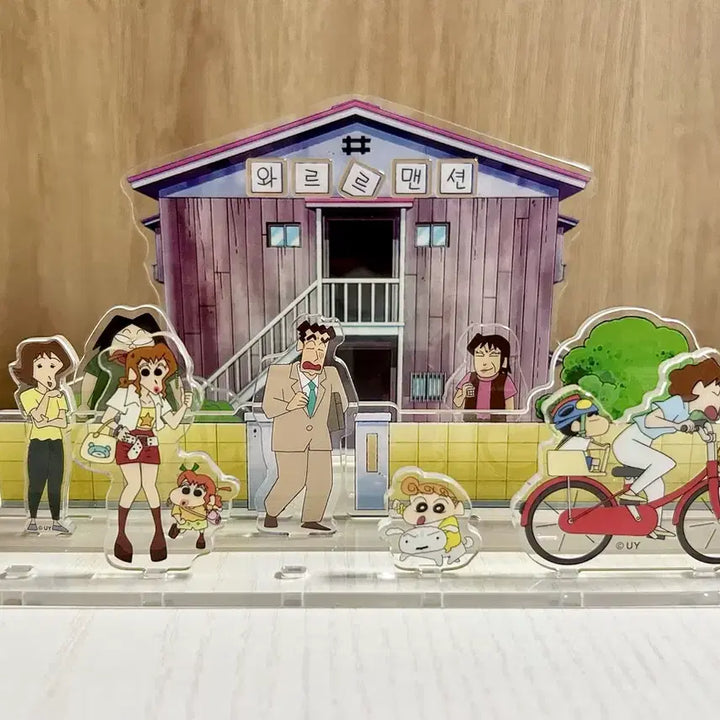 [BUNJANG] Crayon Shin-chan Official Acrylic Diorama / 와디즈 짱구는 못말려 디오라마